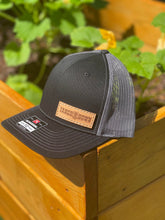 Load image into Gallery viewer, Tango Down Apparel LLC Trucker Hats SnapBack (Leather patch Full TD Logo)
