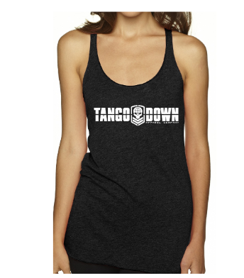 Tango Down Female Racerback Tank Top